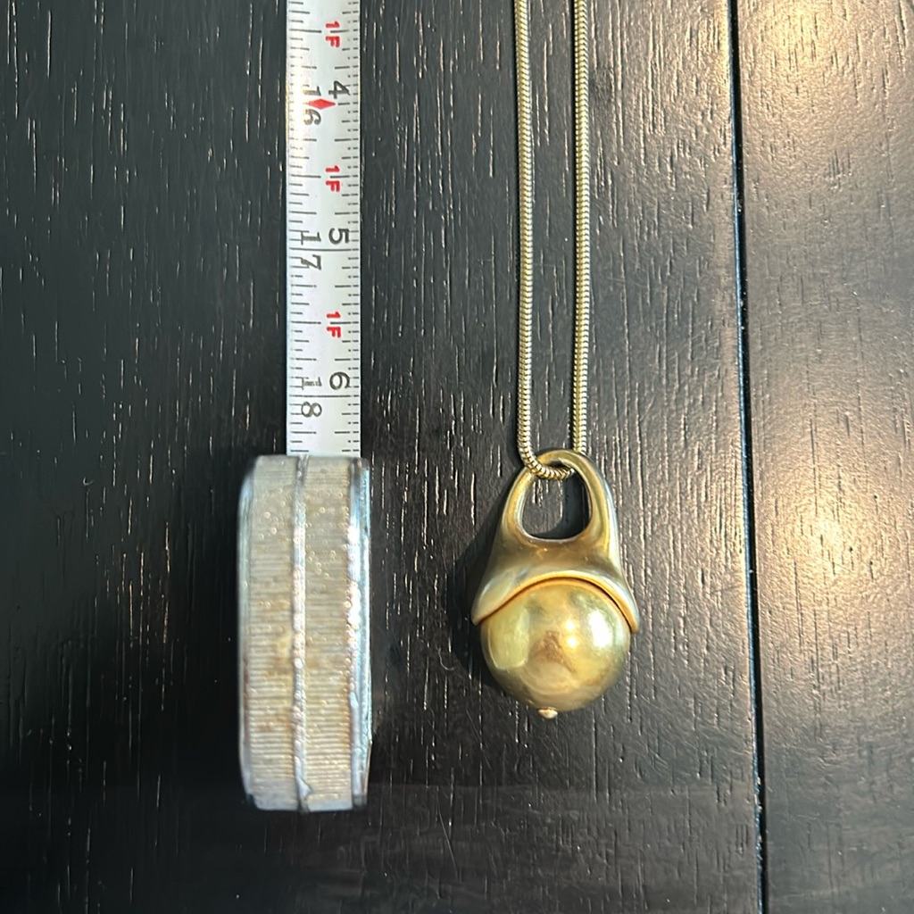 Anne Klein Acorn Necklace 12$